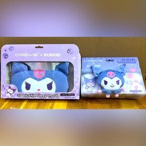 Crème x Kuromi Sleep Mask & Headband